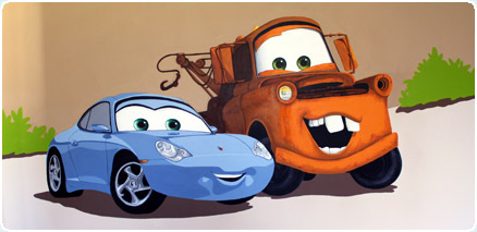 Cars Mural
